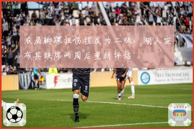 浓眉脚踝扭伤程度为二级，湖人宣布其缺席两周后重新评估