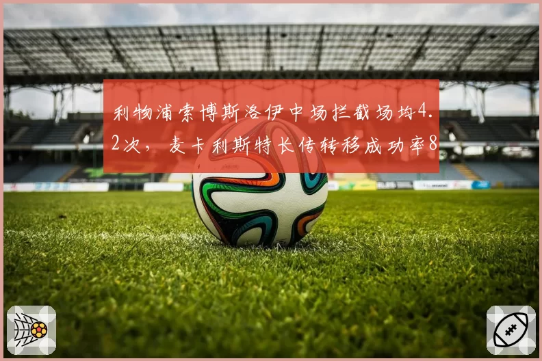 利物浦索博斯洛伊中场拦截场均4.2次,麦卡利斯特长传转移成功率88%